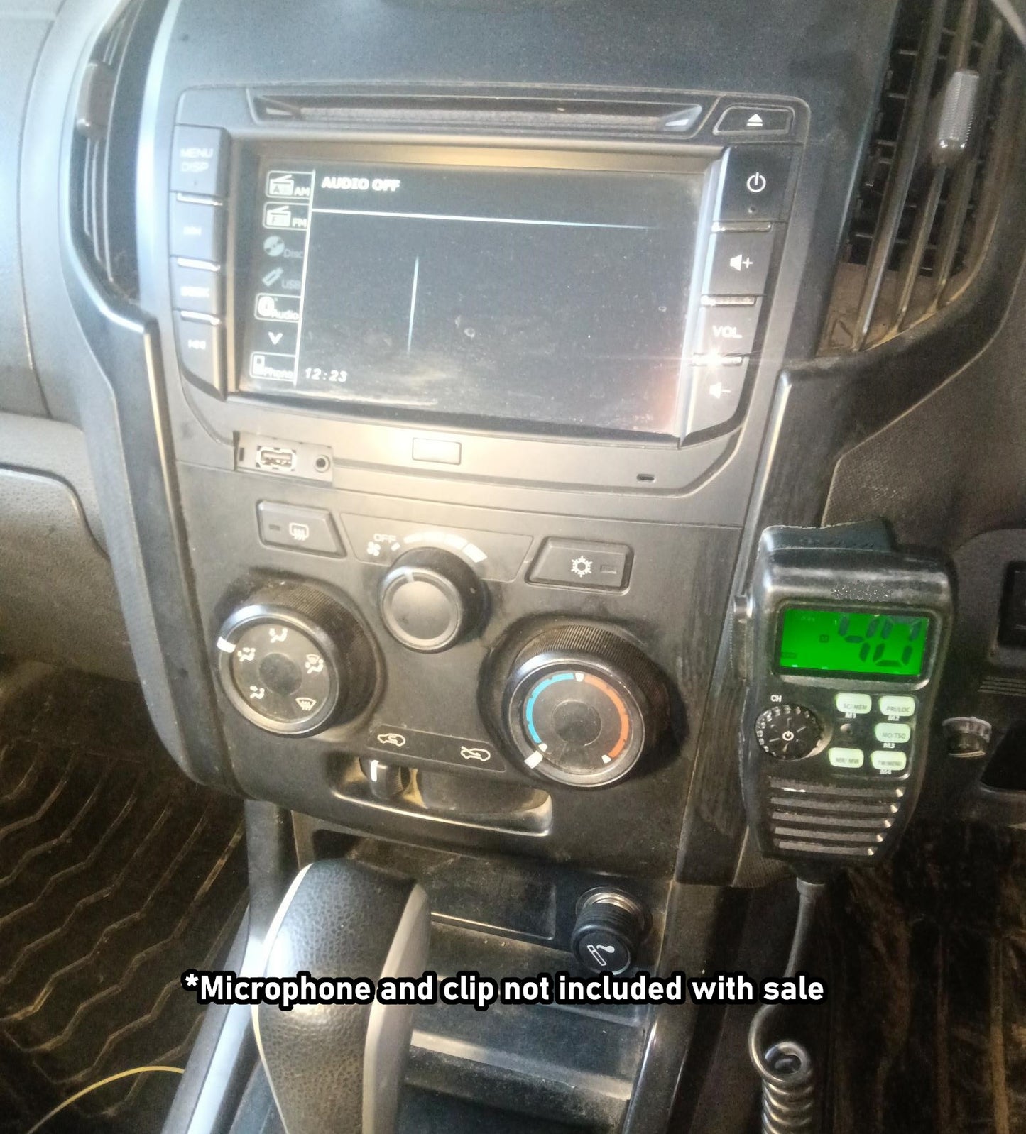 UHF Mic Dash Mount to Suit Isuzu D-Max Second Generation