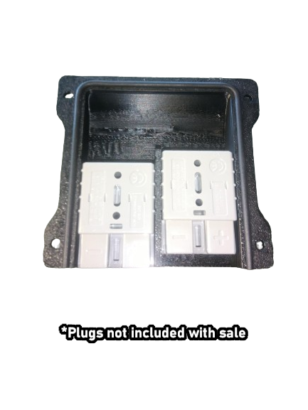 Double 50A 2pin Plug Housing and Dust Seal